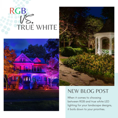 RGB vs. True White LED Lighting: Finding the Right Fit for Your Landscape